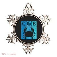 Crab Periodic Table Elements Seafood Crabbing Retro Crabber Ornament thumb 0