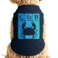 Crab Periodic Table Elements Seafood Crabbing Retro Crabber Doggie Tank thumb 0