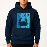 Crab Periodic Table Elements Seafood Crabbing Retro Crabber Hoodie thumb 2