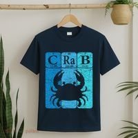 Crab Periodic Table Elements Seafood Crabbing Retro Crabber T-Shirt thumb 2