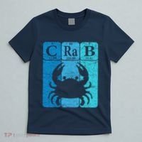 Crab Periodic Table Elements Seafood Crabbing Retro Crabber T-Shirt thumb 5