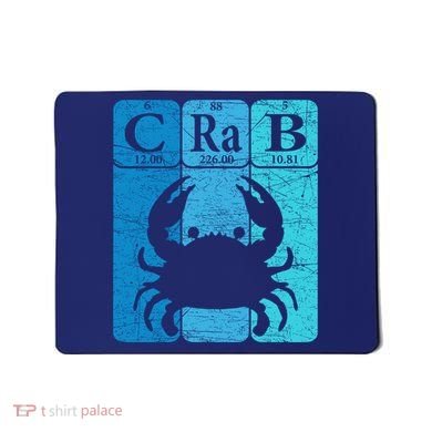 Crab Periodic Table Elements Seafood Crabbing Retro Crabber Mousepad