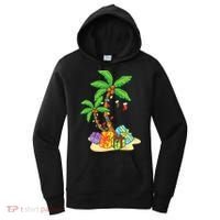 Christmas Palm Tree Tropical Xmas Coconut Lights Funny Gifts Women's Hoodie thumb 0