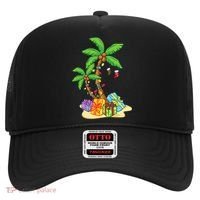 Christmas Palm Tree Tropical Xmas Coconut Lights Funny Gifts Hat thumb 0