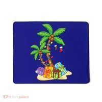 Christmas Palm Tree Tropical Xmas Coconut Lights Funny Gifts Mousepad thumb 0