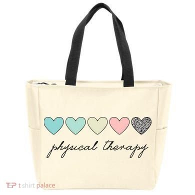 Cute Physical Therapist Assistant PTA Physical Therapy Tote Bag