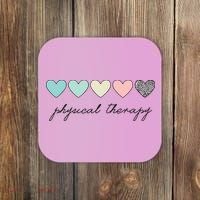 Cute Physical Therapist Assistant PTA Physical Therapy Coaster thumb 0