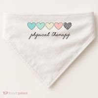 Cute Physical Therapist Assistant PTA Physical Therapy USA-Made Doggie Bandana thumb 0