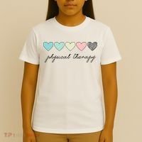 Cute Physical Therapist Assistant PTA Physical Therapy T-Shirt thumb 4