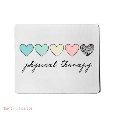 Cute Physical Therapist Assistant PTA Physical Therapy Mousepad