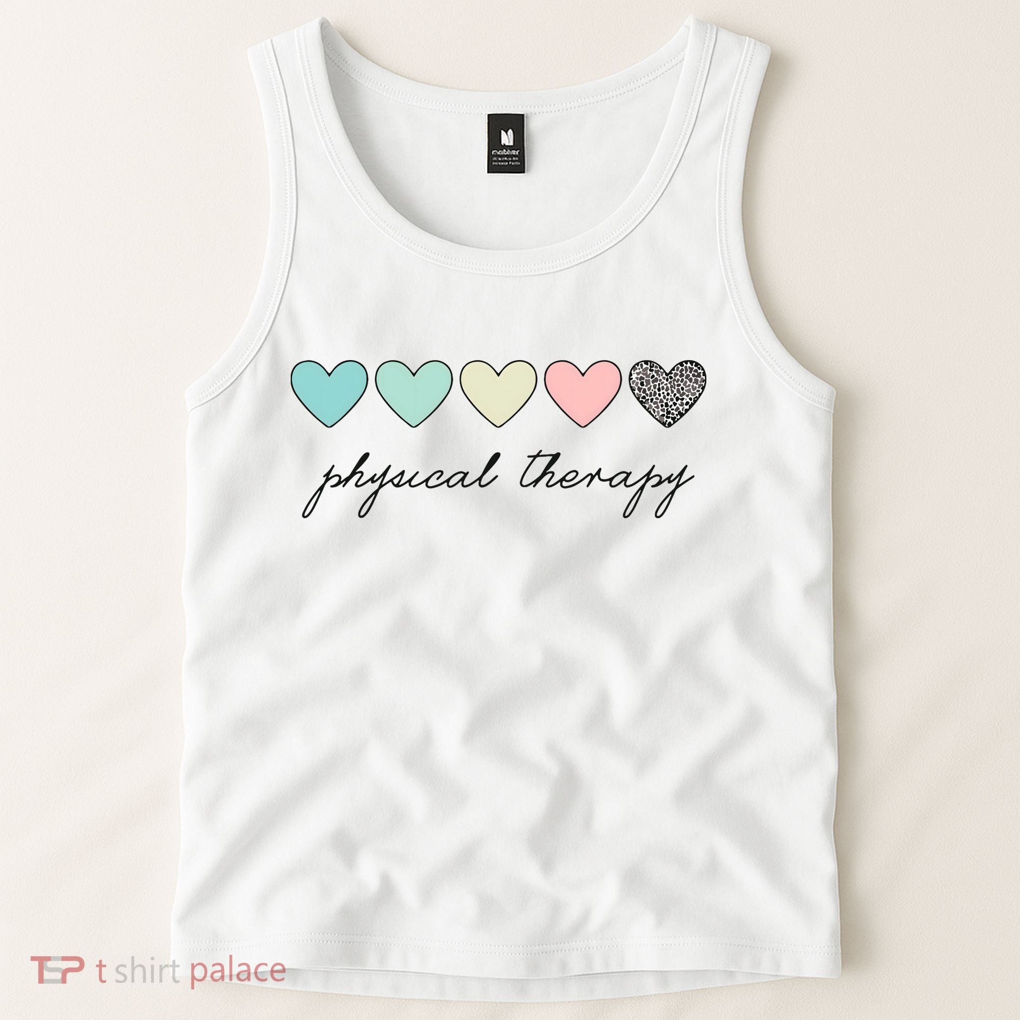 Cute Physical Therapist Assistant PTA Physical Therapy Tank Top