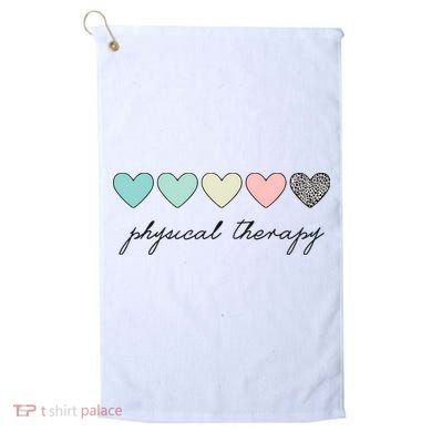 Cute Physical Therapist Assistant PTA Physical Therapy Golf Towel