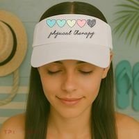 Cute Physical Therapist Assistant PTA Physical Therapy Visor thumb 2