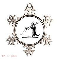 Cat Playing Trombone Player Trombonist Instrument Ornament thumb 0