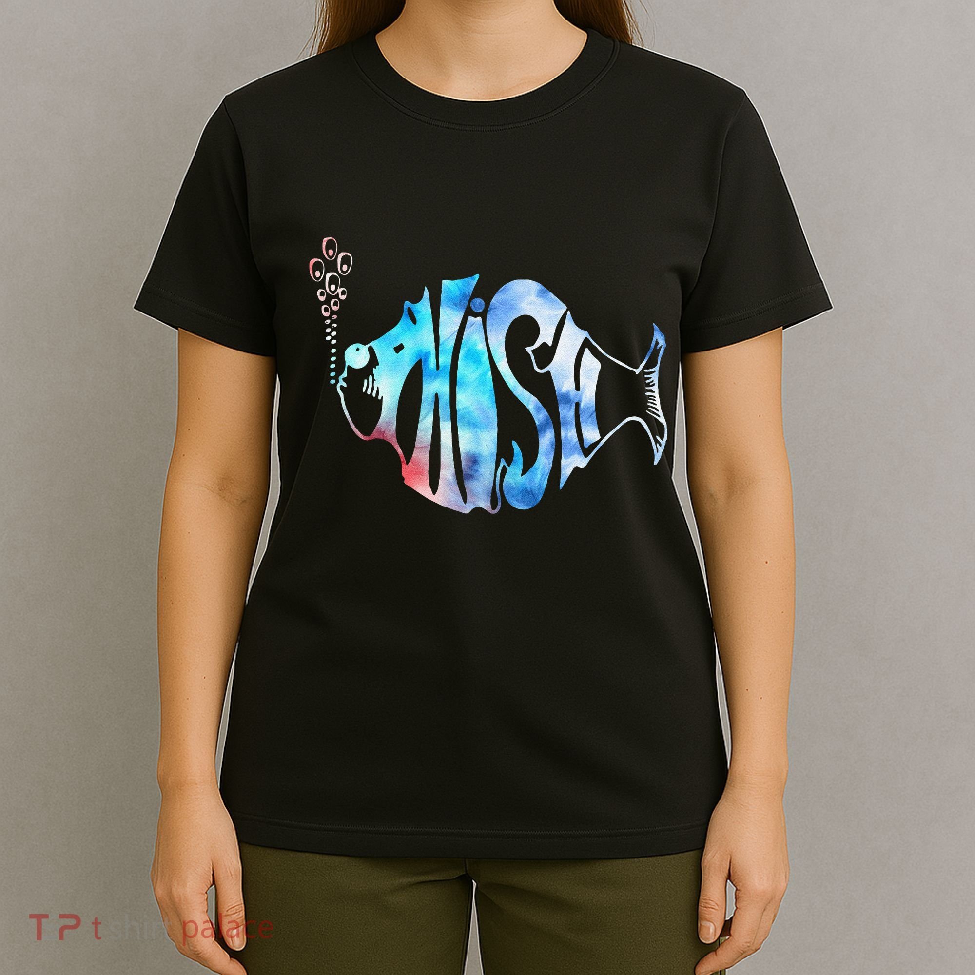 Colorful Phishjam Tiedye For Fisherman Fish Graphic Gift T-Shirt