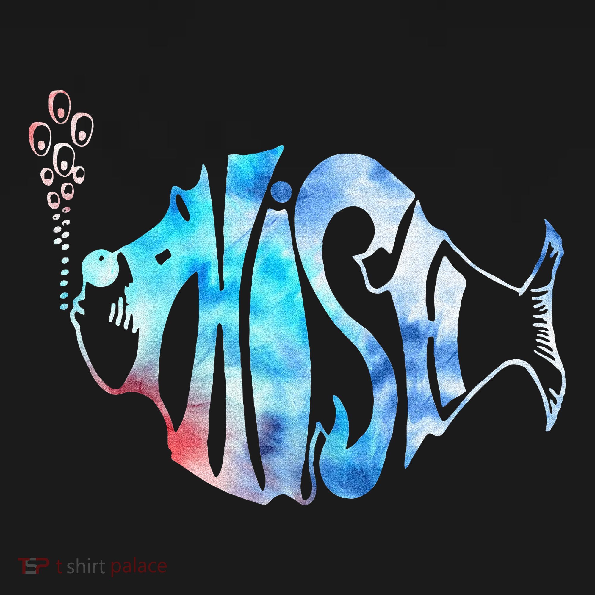 Colorful Phishjam Tiedye For Fisherman Fish Graphic Gift T-Shirt
