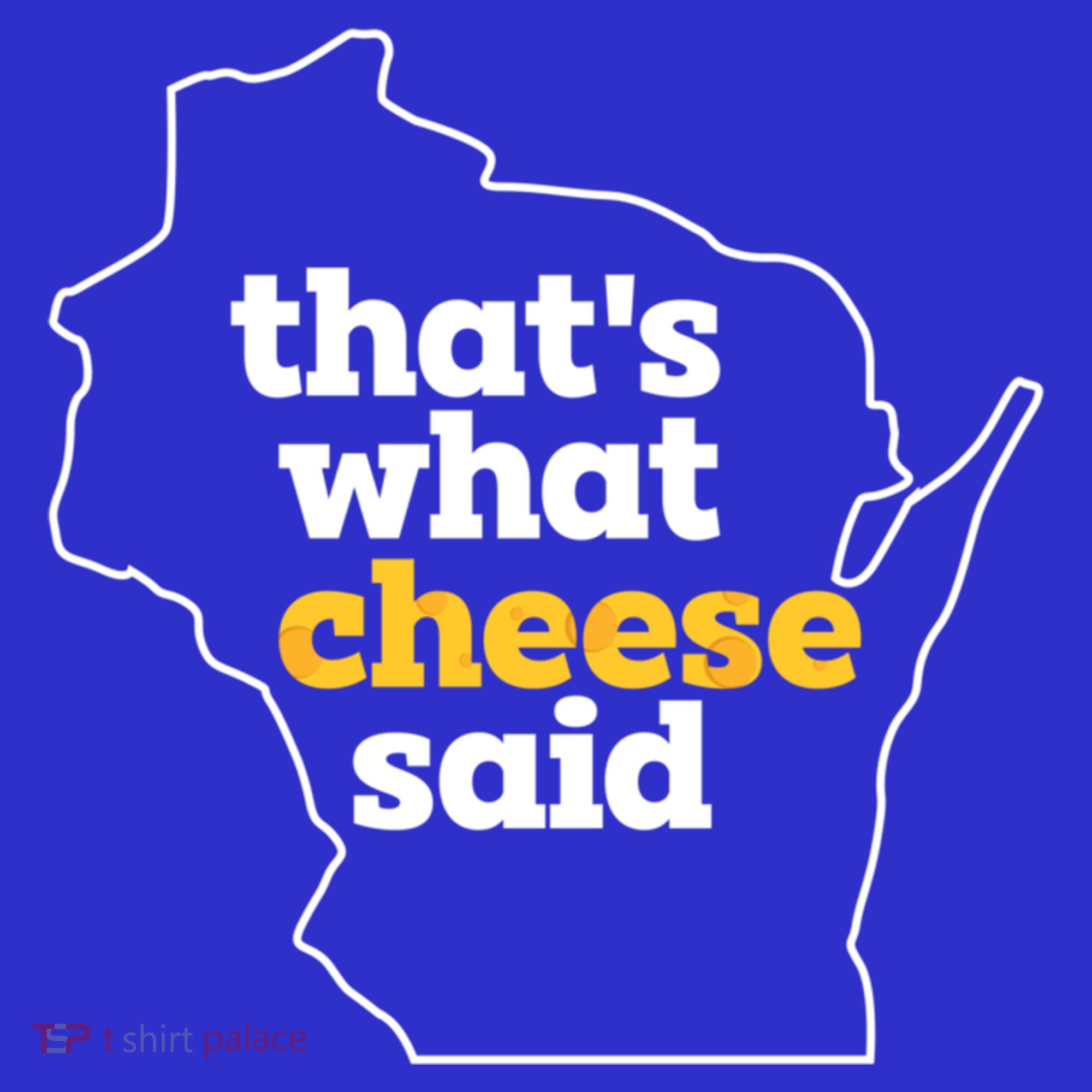 Cheese Pun ThatS What Cheese Said Funny Wisconsin Cheese Gift Sweatshirt