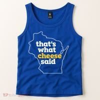 Cheese Pun ThatS What Cheese Said Funny Wisconsin Cheese Gift Tank Top thumb 2