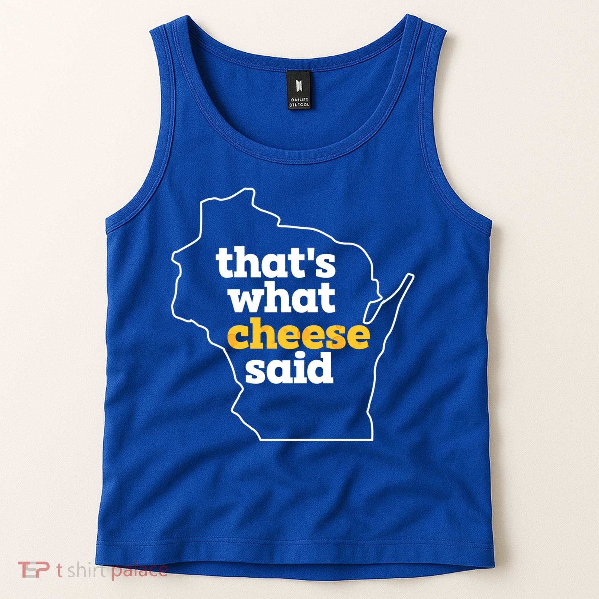 Cheese Pun ThatS What Cheese Said Funny Wisconsin Cheese Gift Tank Top