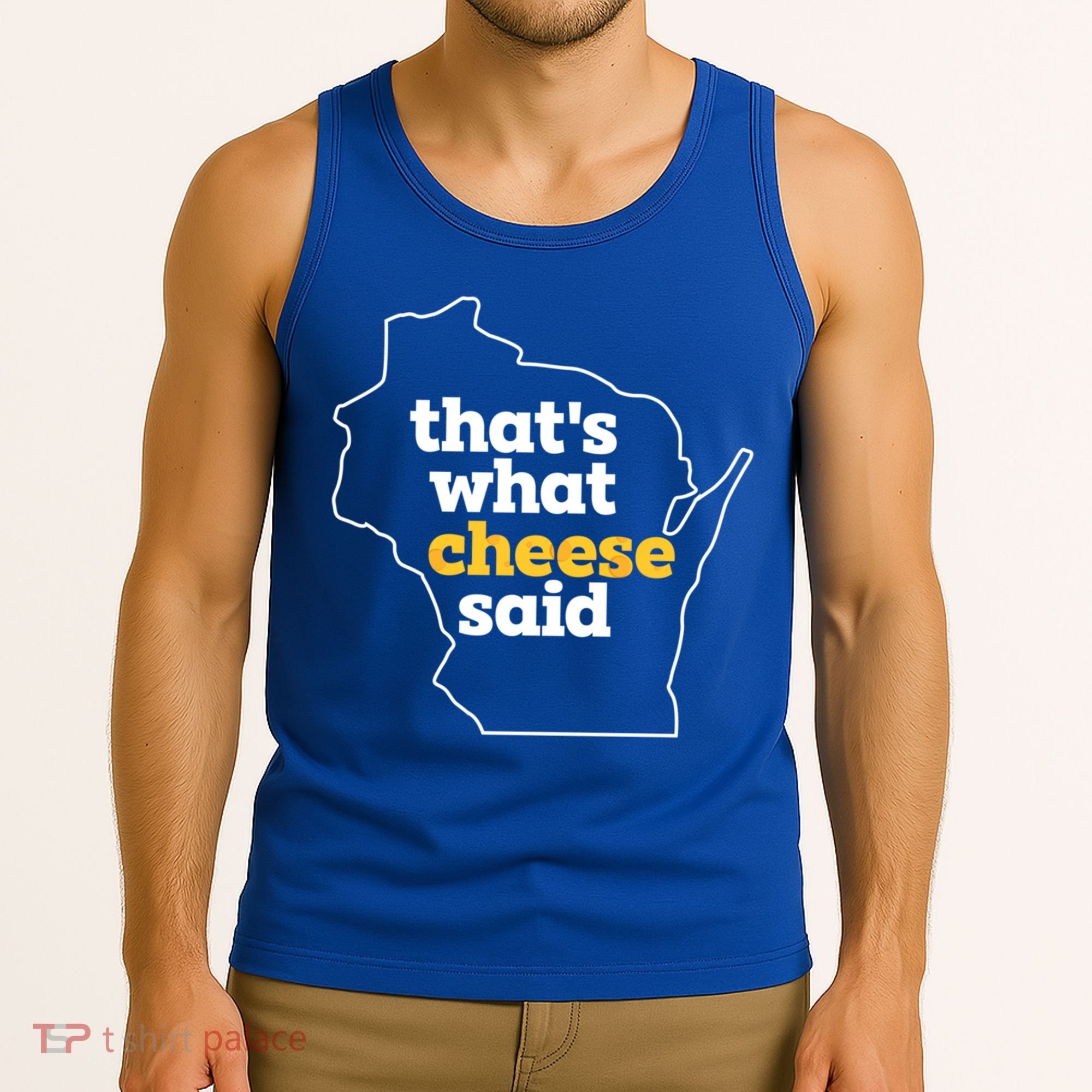 Cheese Pun ThatS What Cheese Said Funny Wisconsin Cheese Gift Tank Top