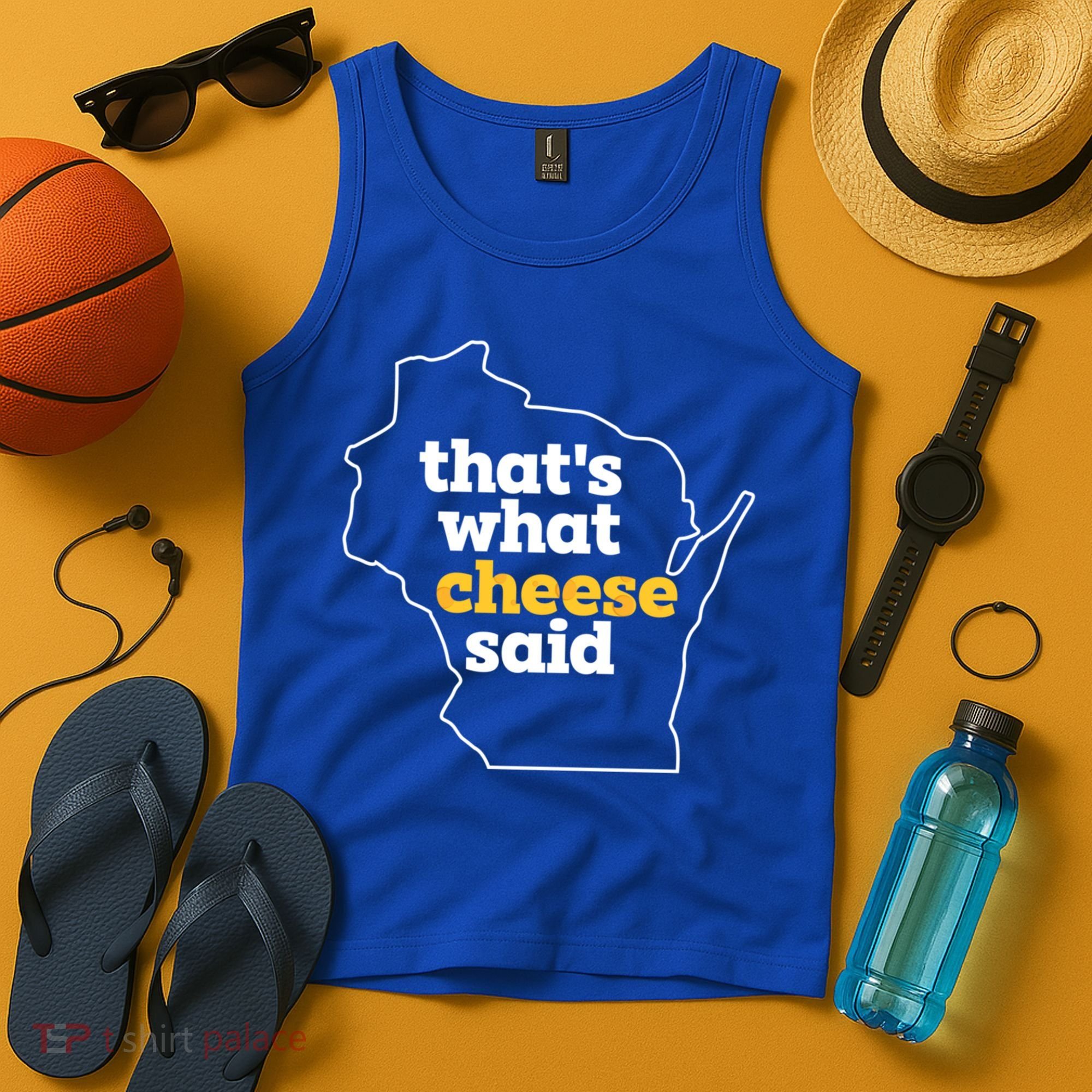 Cheese Pun ThatS What Cheese Said Funny Wisconsin Cheese Gift Tank Top