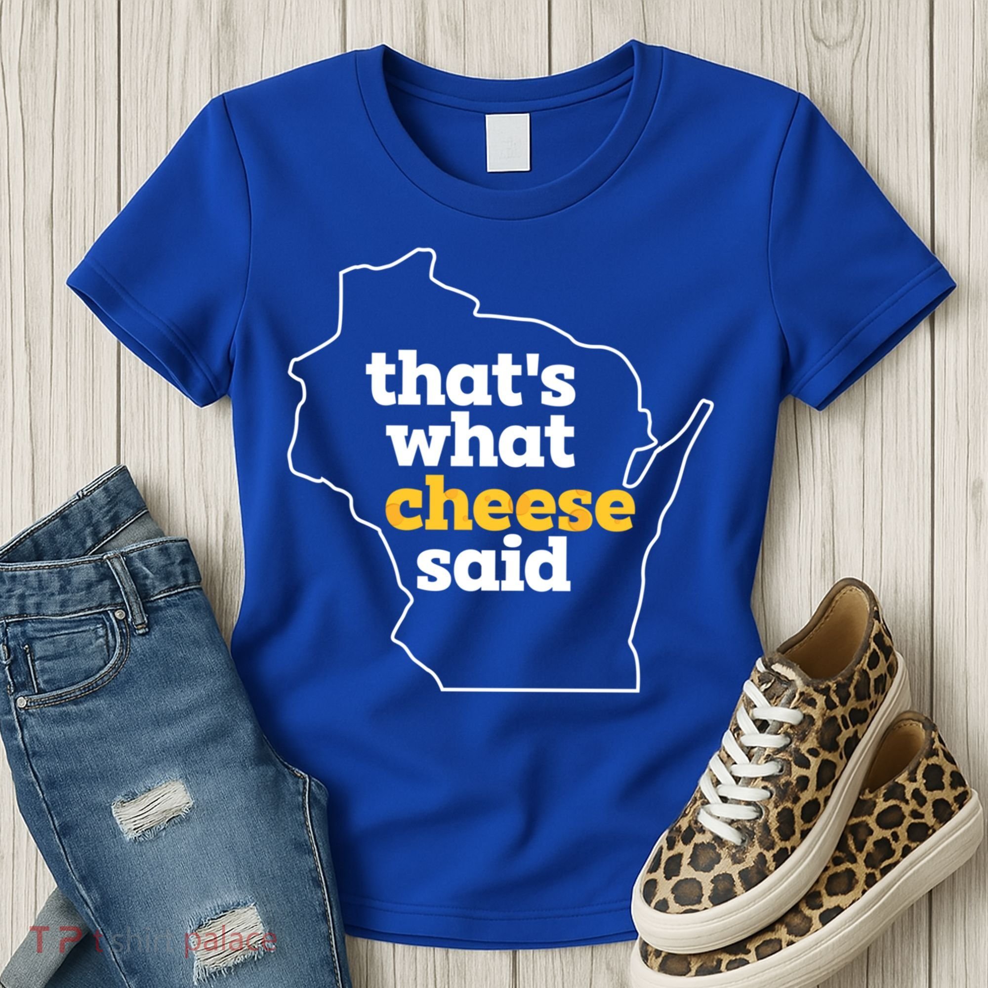 Cheese Pun ThatS What Cheese Said Funny Wisconsin Cheese Gift Women's T-Shirt