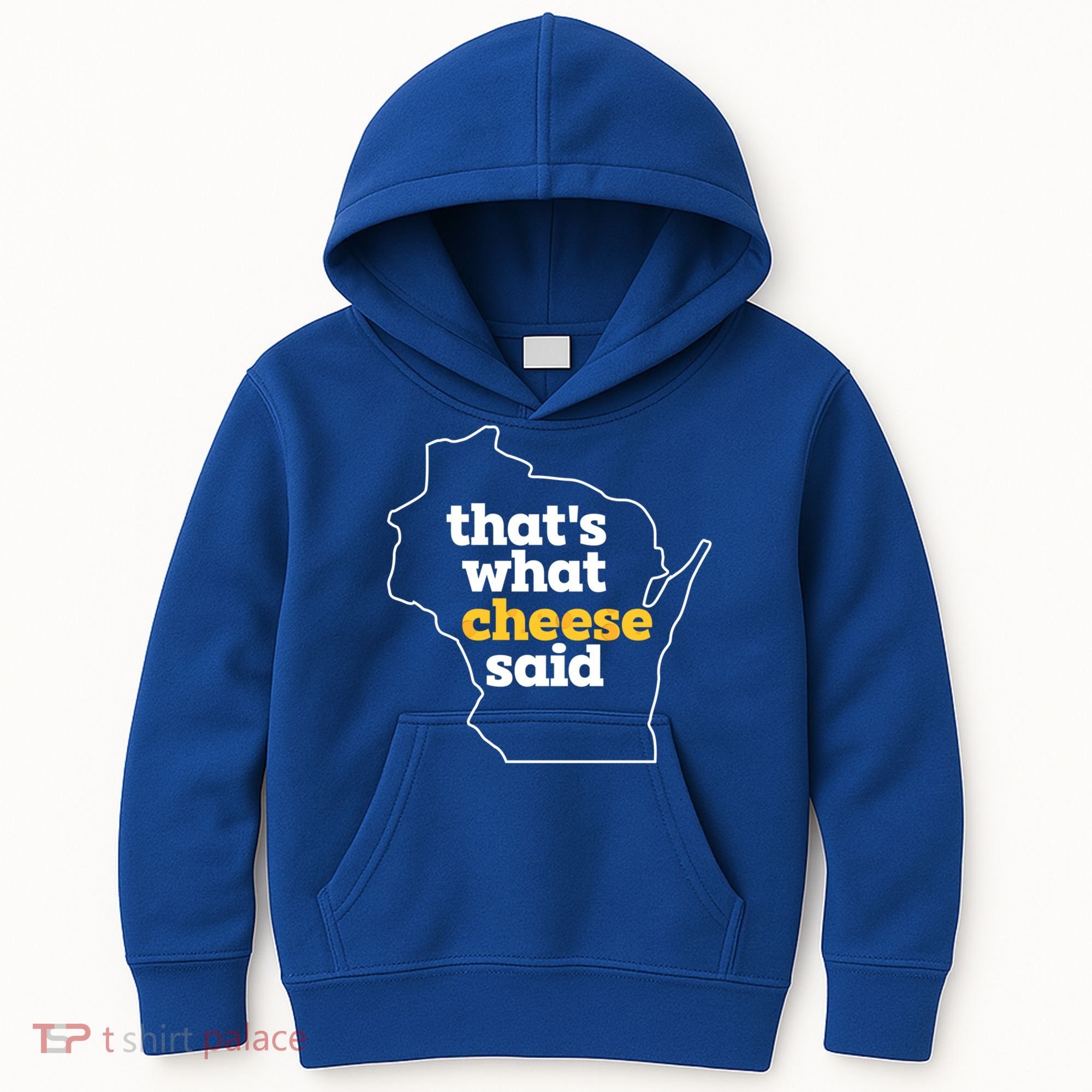 Cheese Pun ThatS What Cheese Said Funny Wisconsin Cheese Gift Kids Hoodie