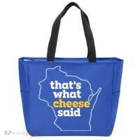 Cheese Pun ThatS What Cheese Said Funny Wisconsin Cheese Gift Tote Bag thumb 0