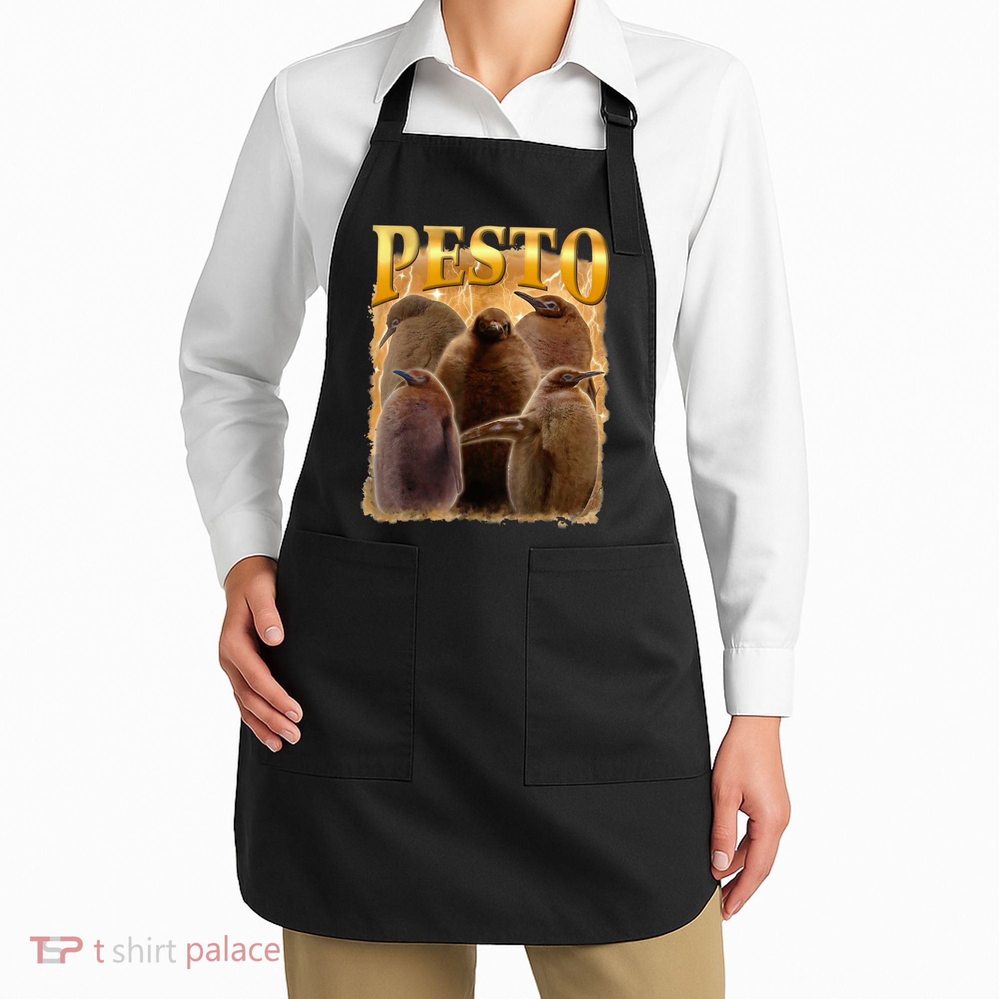 Cute Pesto The Penguins Apron