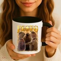 Cute Pesto The Penguins Coffee Mug thumb 3