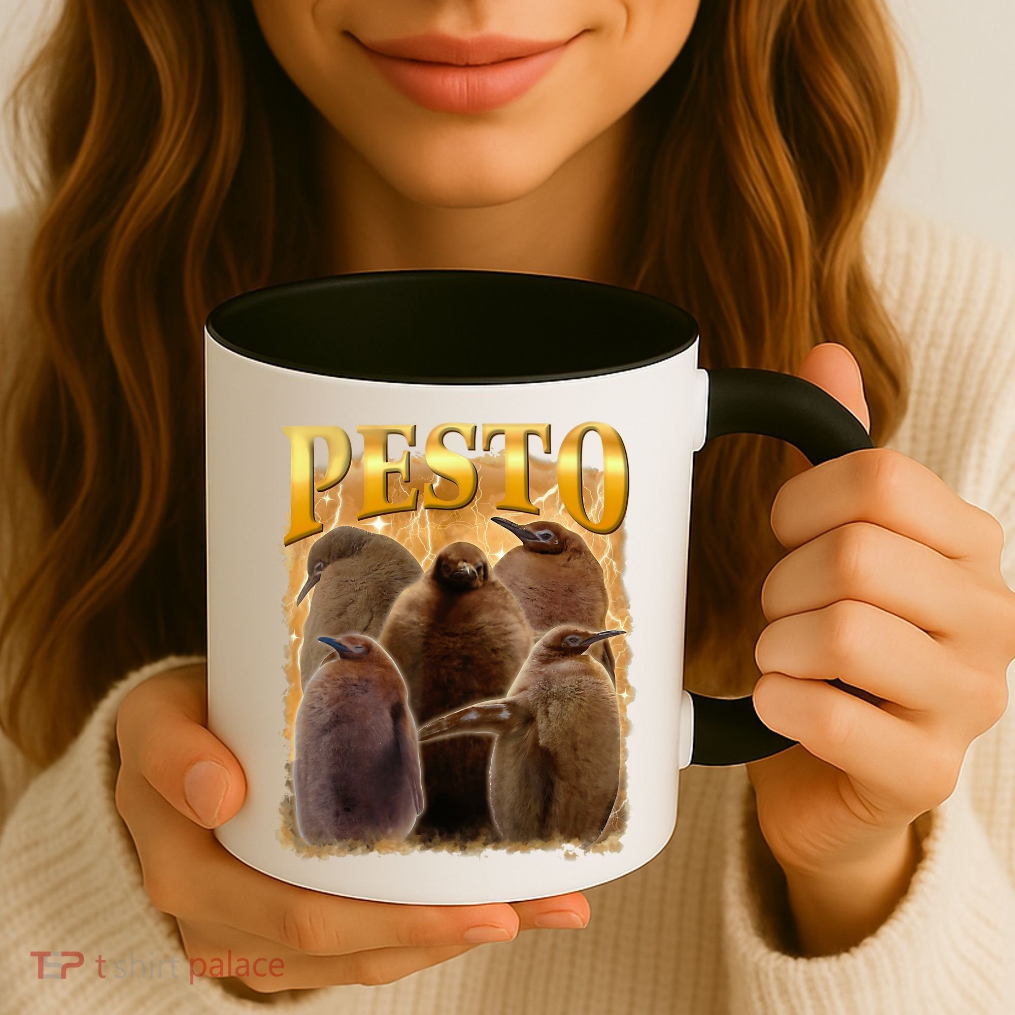 Cute Pesto The Penguins Coffee Mug