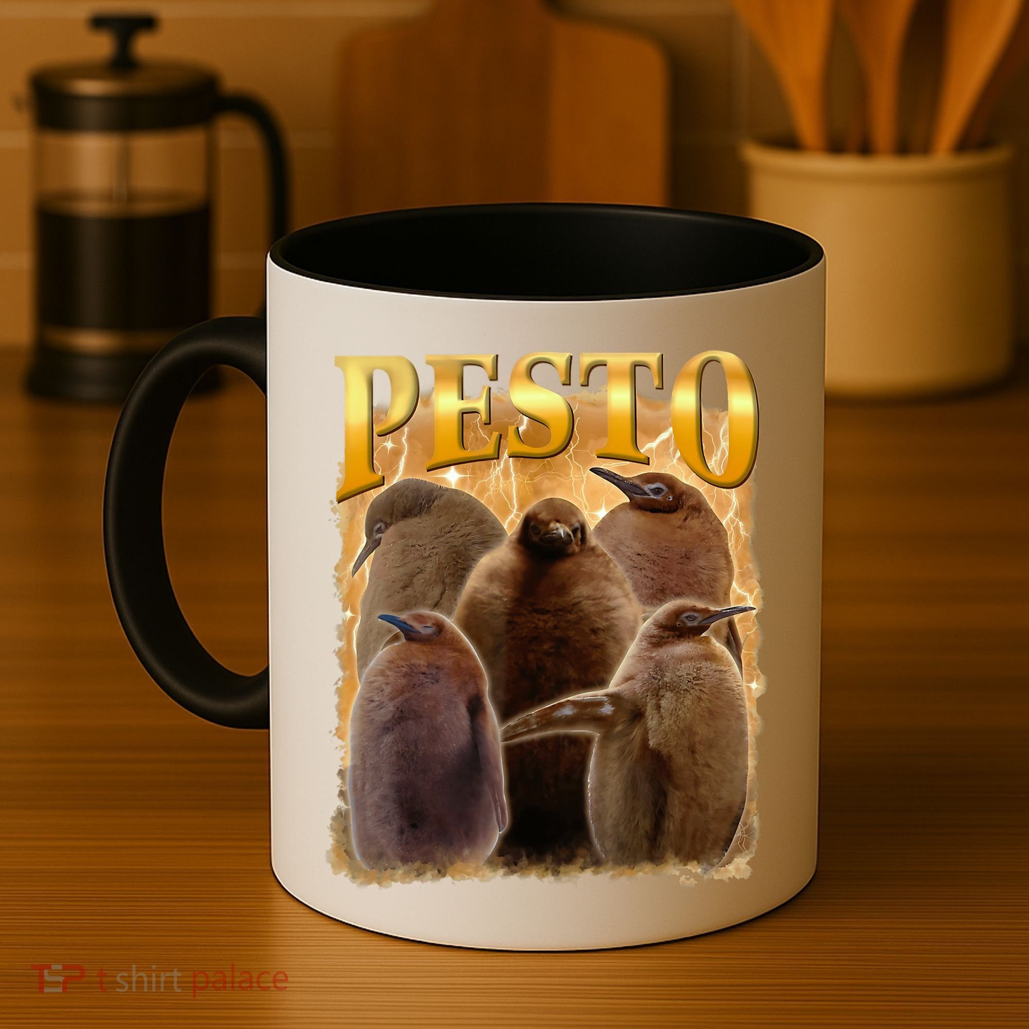 Cute Pesto The Penguins Coffee Mug