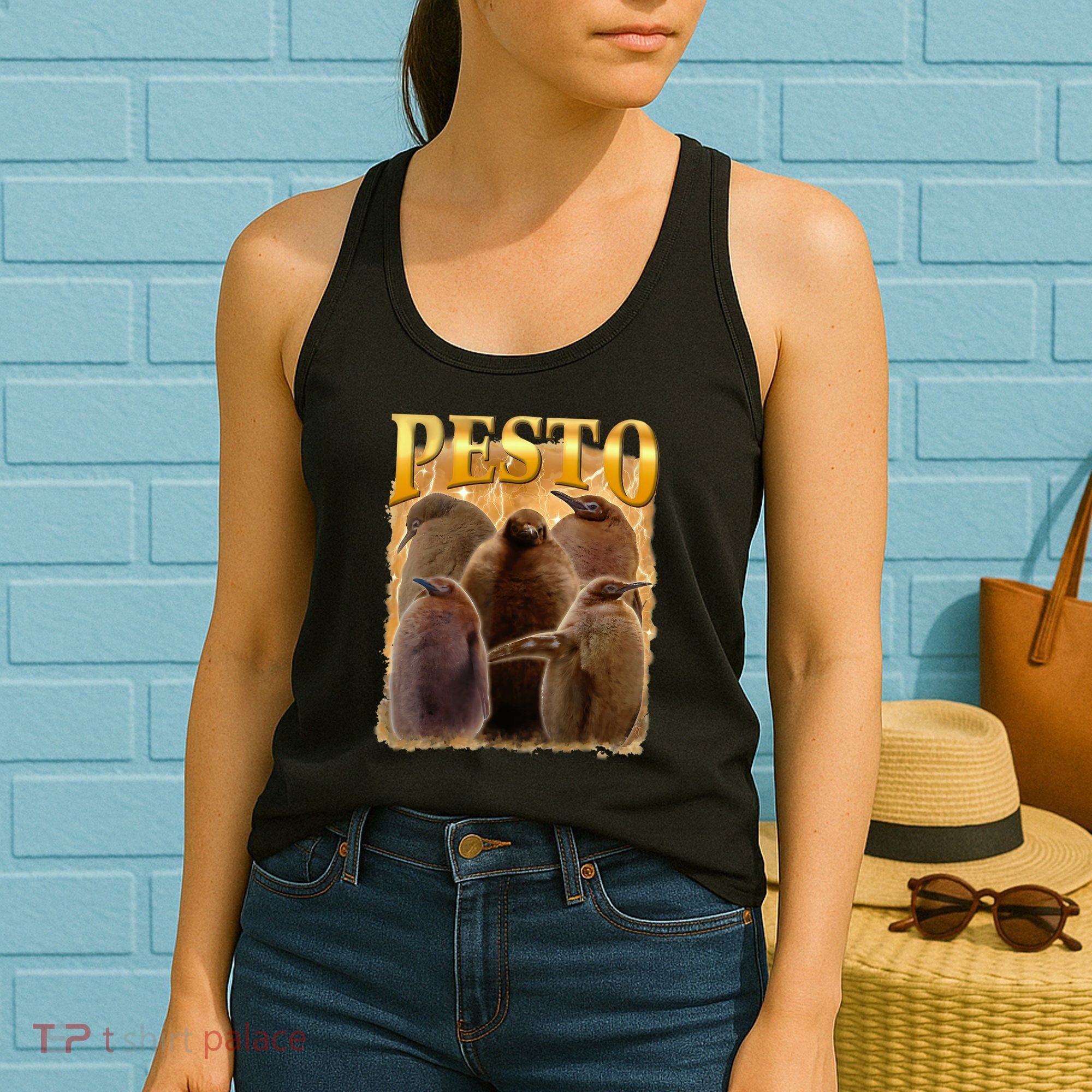 Cute Pesto The Penguins Women's Tank Top