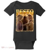 Cute Pesto The Penguins Baby Bodysuit thumb 0
