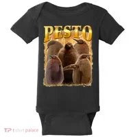 Cute Pesto The Penguins Baby Bodysuit thumb 0