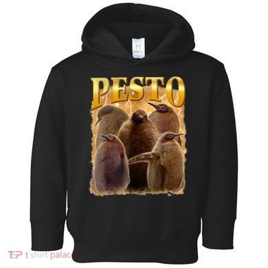 Cute Pesto The Penguins Toddler Hoodie