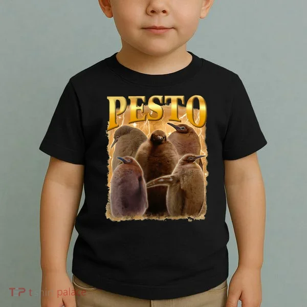 Cute Pesto The Penguins Toddler T-Shirt
