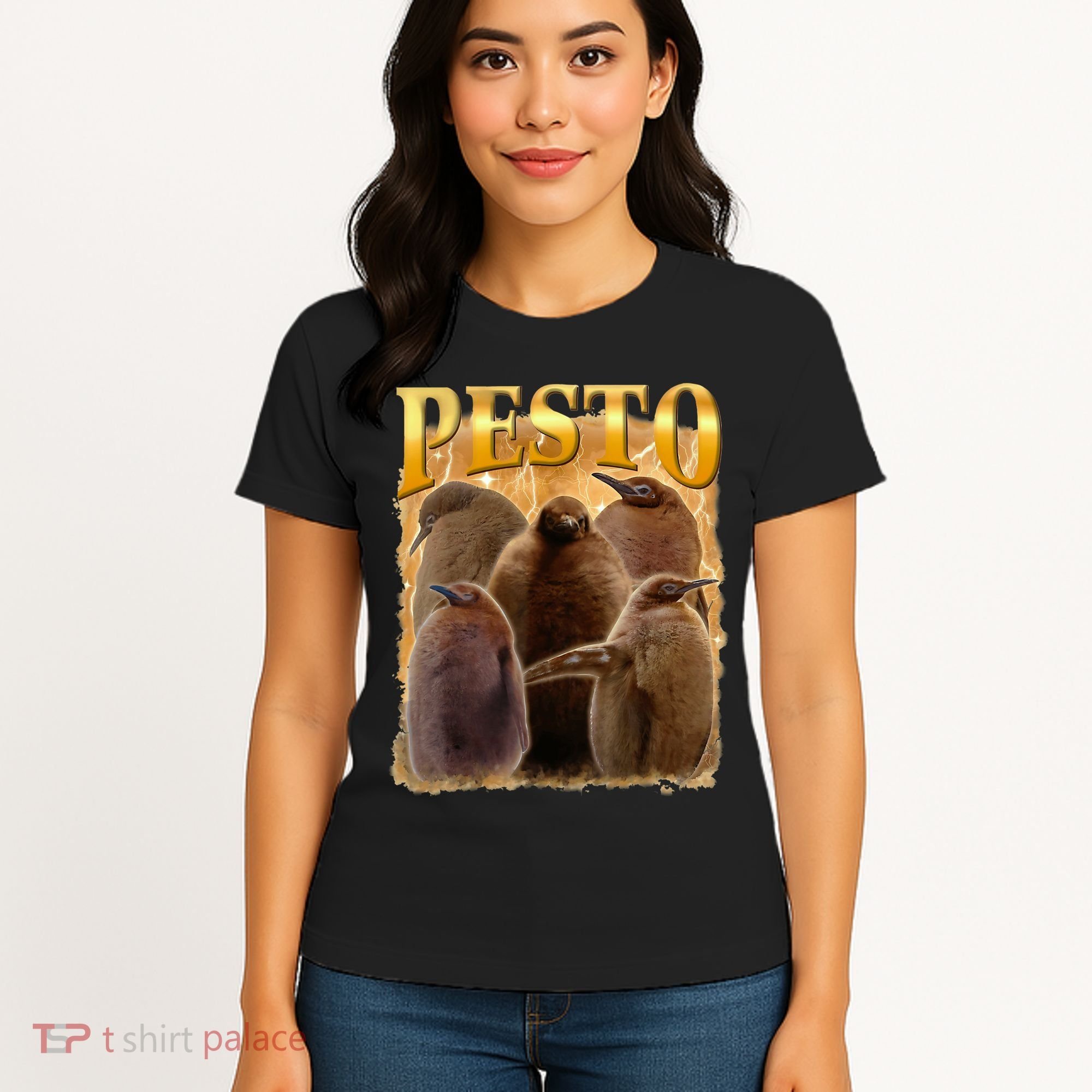 Cute Pesto The Penguins Women's T-Shirt