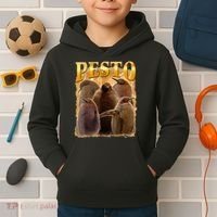 Cute Pesto The Penguins Kids Hoodie thumb 2