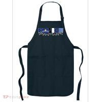 Christmas Police Texture Police Hat Graphic Oversized Apron thumb 0