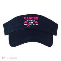 Cancer Picked The Wrong Pink Ribbon Visor thumb 0
