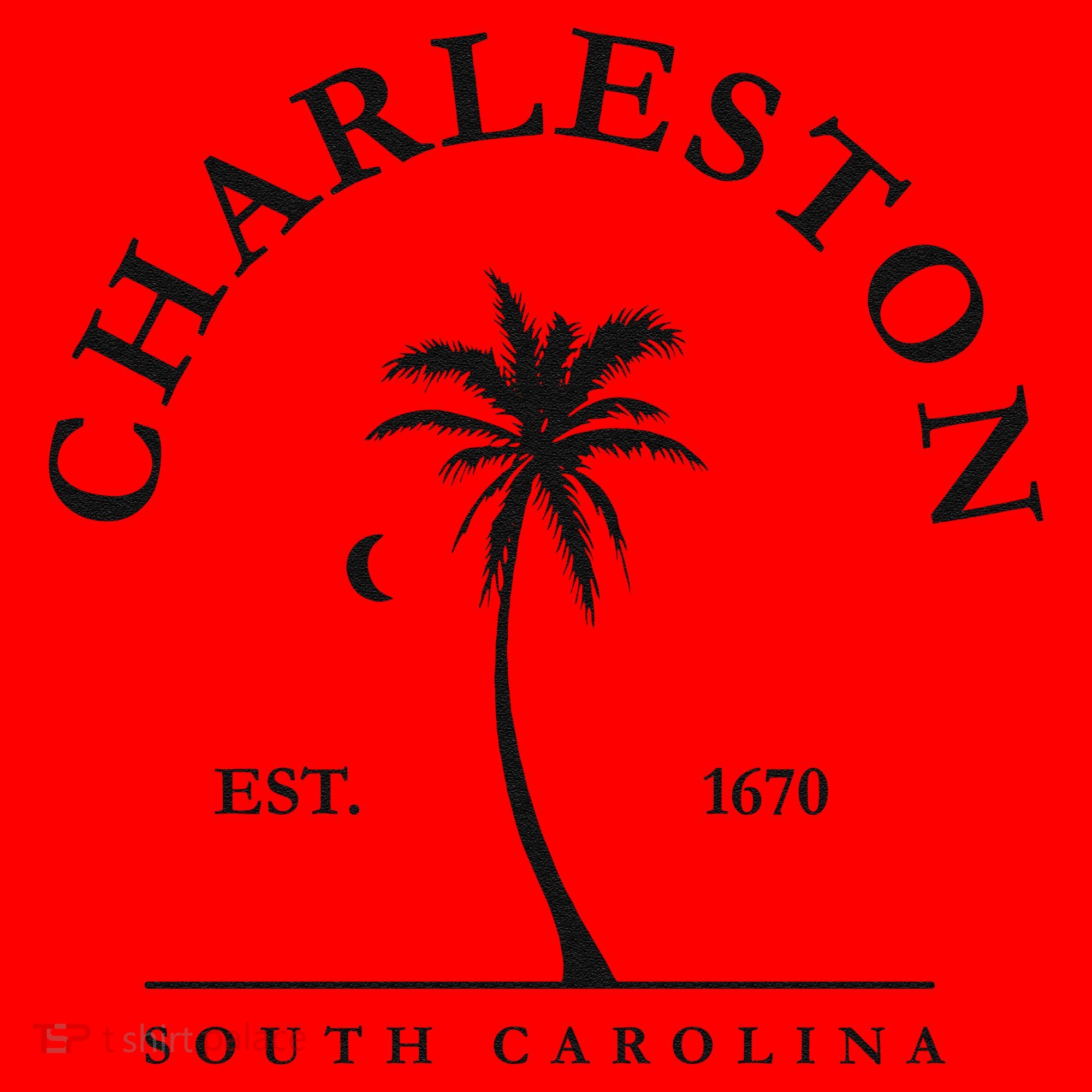 Charleston Palm Tree Swimming Scuba Novelty Gift SC Santa Hat
