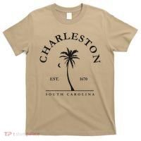 Charleston Palm Tree Swimming Scuba Novelty Gift SC T-Shirt thumb 0