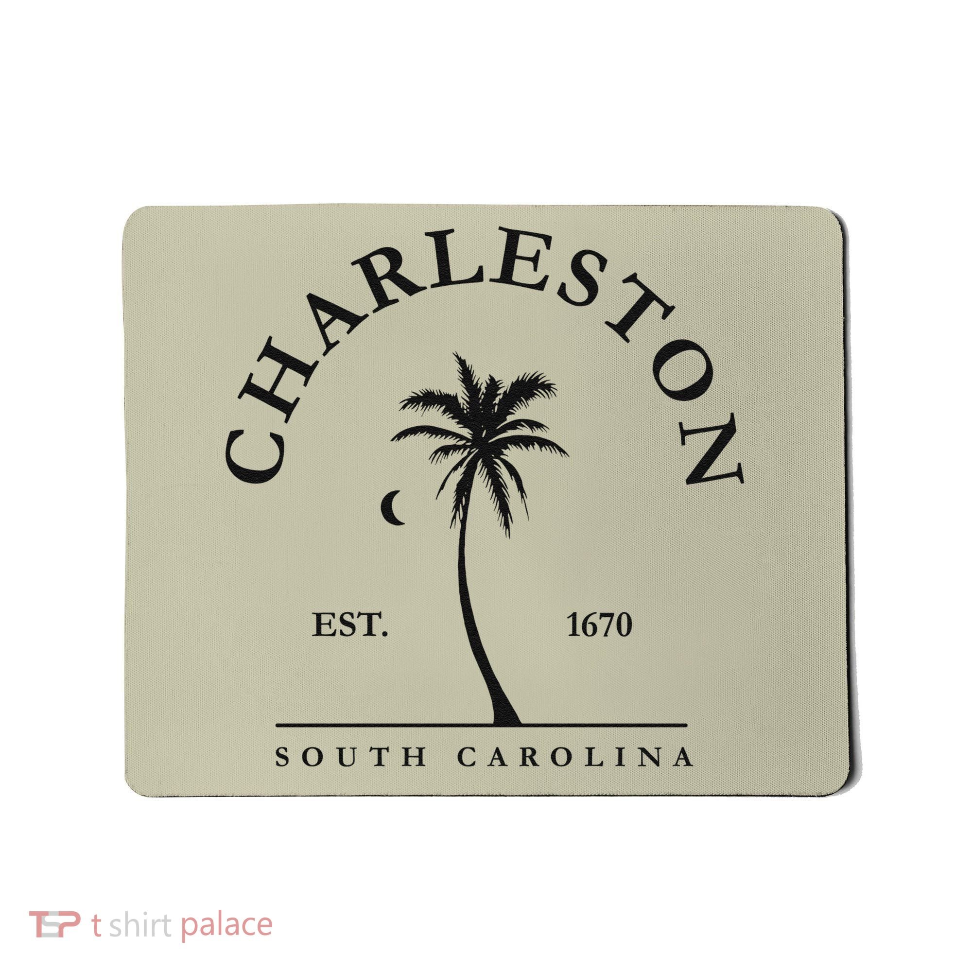 Charleston Palm Tree Swimming Scuba Novelty Gift SC Mousepad