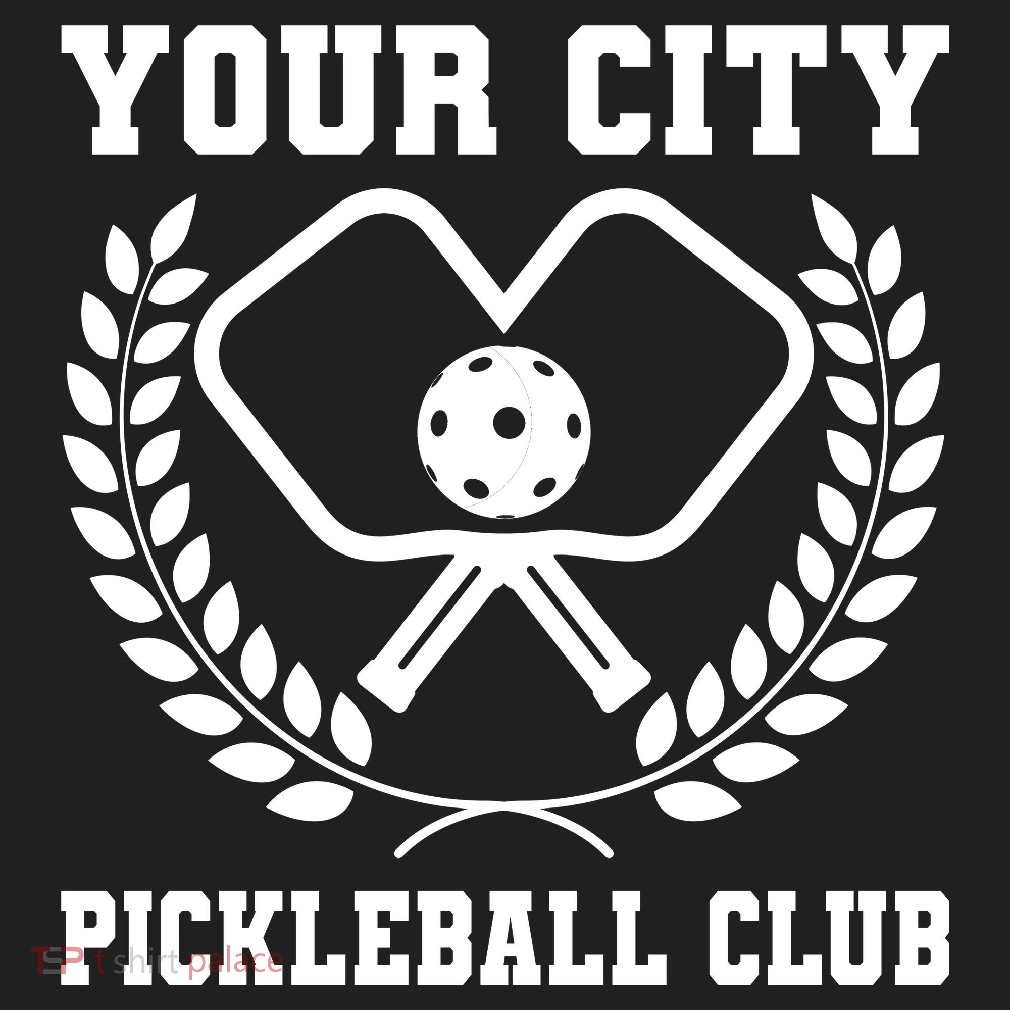 Custom Pickleball Team Personalize City Name Women's Sweatshirt