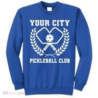 Custom Pickleball Team Personalize City Name Sweatshirt thumb 0
