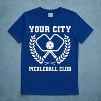 Custom Pickleball Team Personalize City Name T-Shirt thumb 5