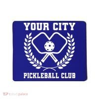Custom Pickleball Team Personalize City Name Mousepad thumb 0