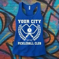 Custom Pickleball Team Personalize City Name Women's Tank Top thumb 3