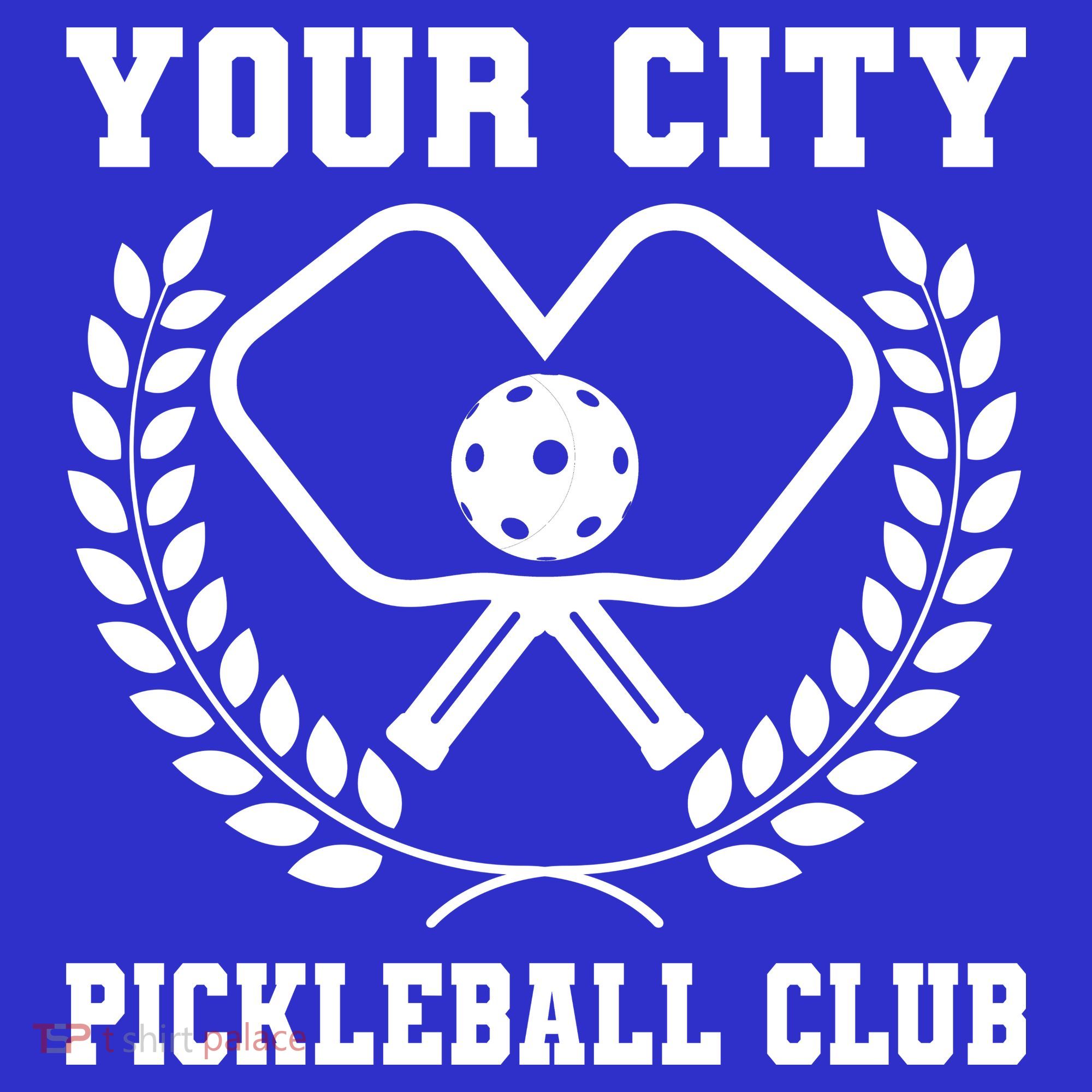Custom Pickleball Team Personalize City Name Women's Tank Top